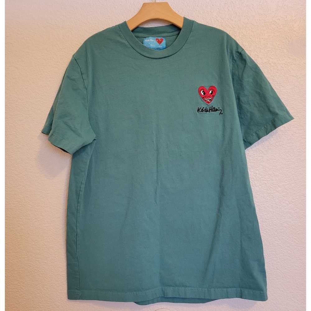 Mens keith H collab with shoe palace size large blue/green color